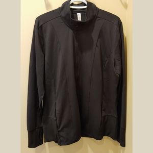 RBX Black Zip Up Light Weight Jacket, Size XL